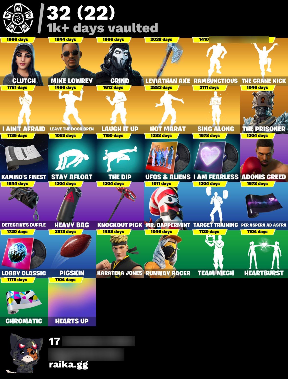 Leviathan Axe | Take the L | Wingman | Skull Trooper | 402 Skins | Season 3 | Level 5658 | Full Email - Image 6