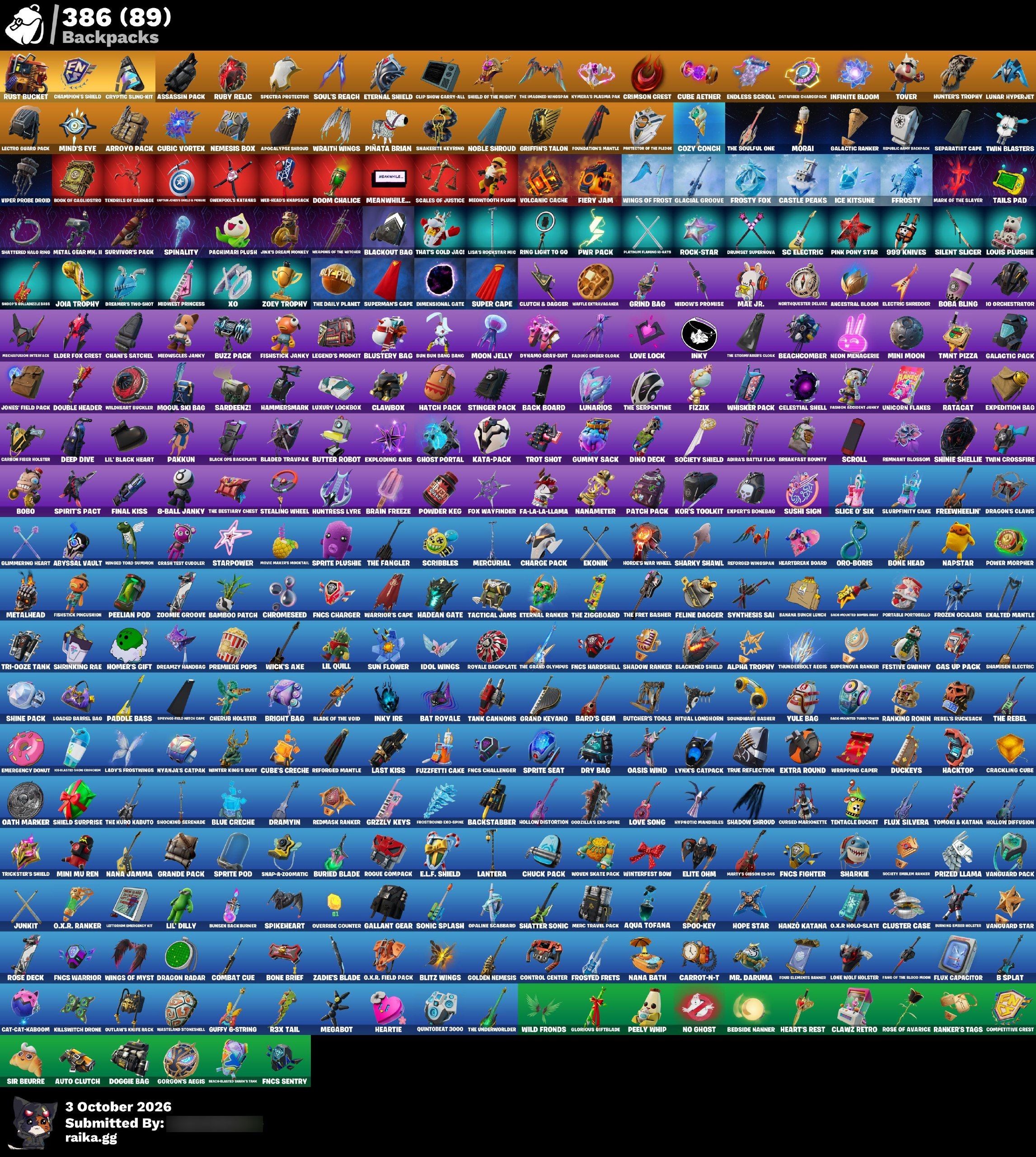 286 Skins | Level 5753 | Full Email - Image 3